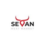 Sevan Meat Market Logo Vector