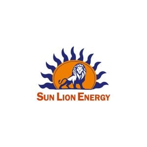 Sun Lion Energy Logo Vector