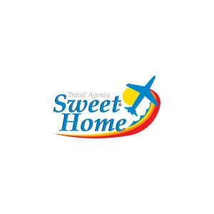Sweet Home Travel Agency Logo Vector