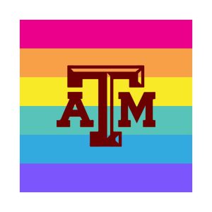 Texas A&M pride logo