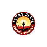 Texas Devil Running Company Logo Vector