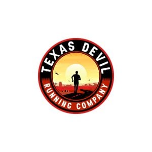 Texas Devil Running Company Logo Vector