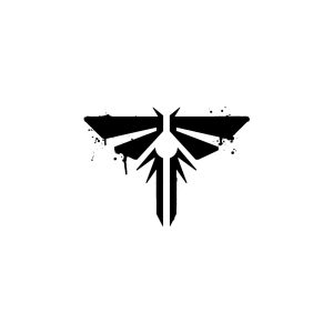 The Last of us Black Icon Vector