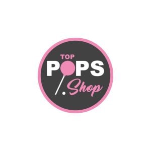 Top Pops Shop Logo Vector
