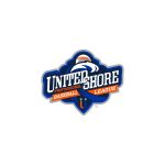 UNITED SHORE PROFESSIONAL BASEBALL LEAGUE LOGO VECTOR