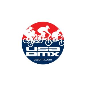 USA BMX Circular Logo Vector