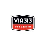 VIA 313 Pizzeria Logo Vector