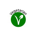 Vegetarian Logo Vector