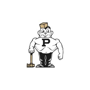 Vintage Purdue Pete Logo Vector