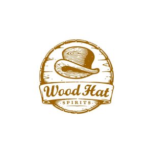 Wood Hat Spirits Logo Vector