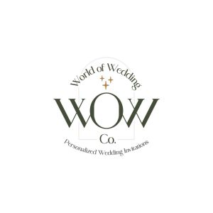 World of Wedding Co. Logo Vector