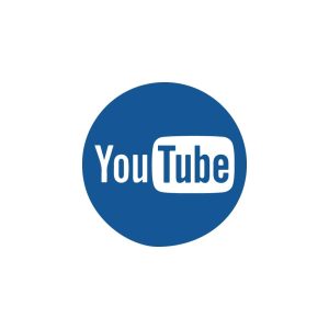 YouTube Dark Blue Logo Vector