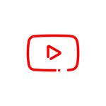 YouTube Minimal Icon Vector