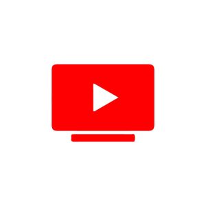 YouTube TV Icon Vector