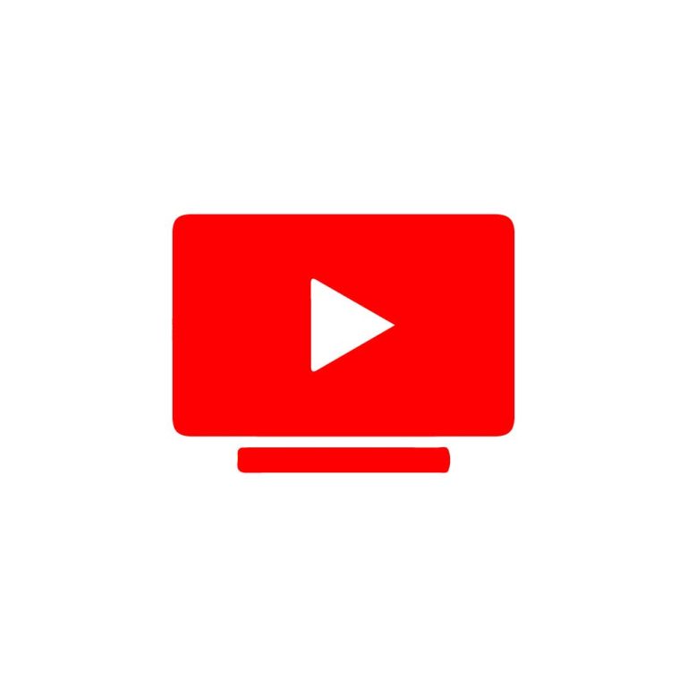 YouTube Monochrome Logo Vector - (.Ai .PNG .SVG .EPS Free Download)