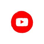 Youtube Grunge Icon Vector