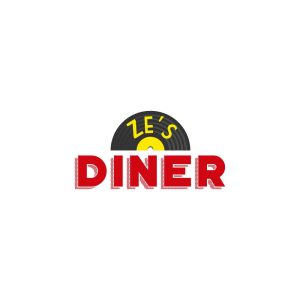 Ze’s Diner Logo Vector
