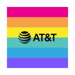 AT&T pride logo