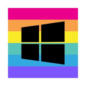 Microsoft pride logo