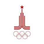 1980 Summer Olympic Games in Moscow Logo Vector