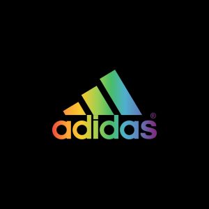 ADIDAS Pride Logo   Rainbow Colors