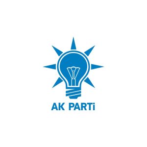 AK Parti Mavi Bayrak Logo Vector