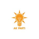 AK Parti Turuncu Bayrak Logo Vector