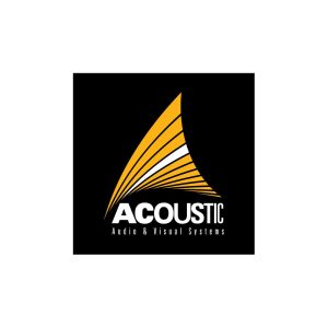 Acoustic Audio Logo Vector