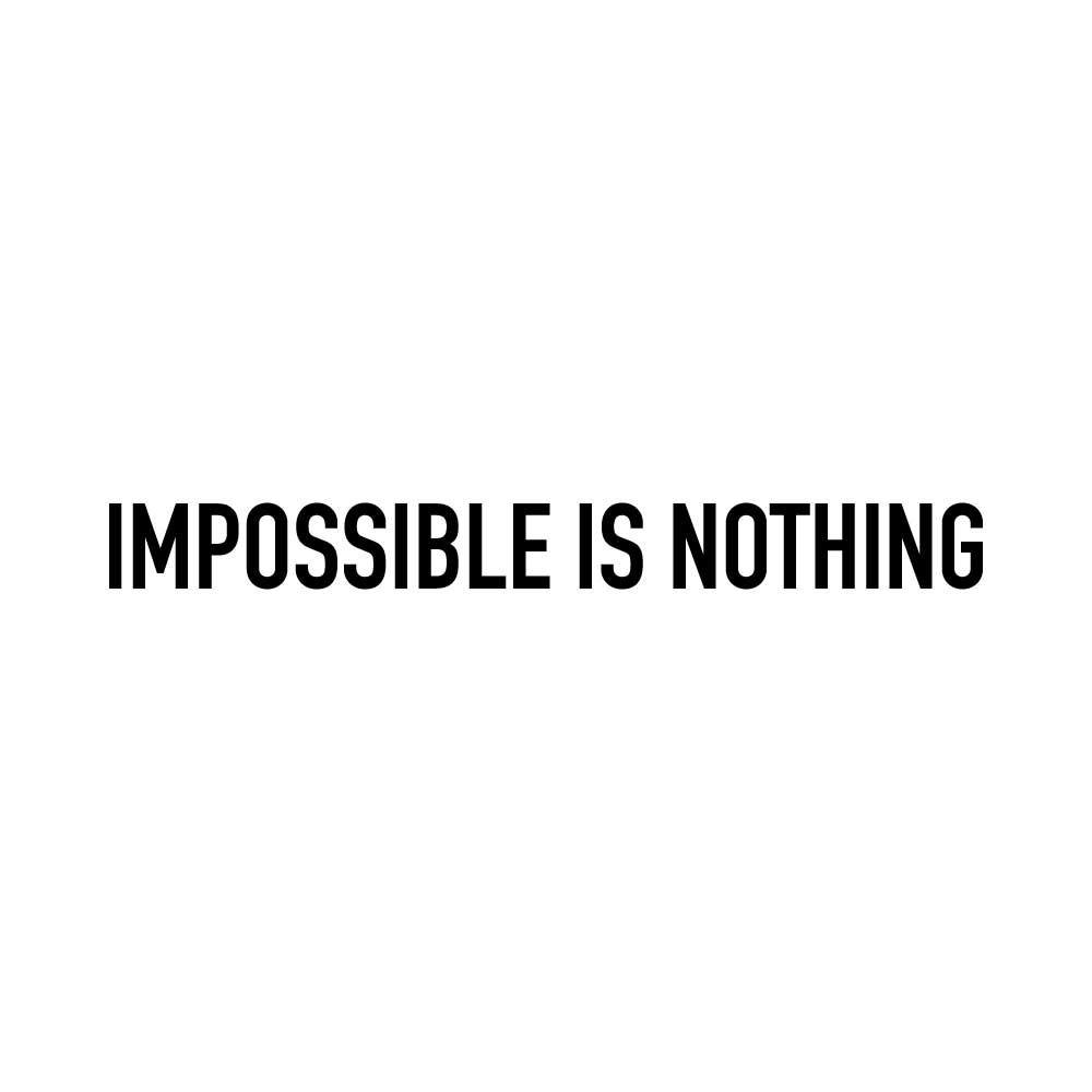 Adidas Impossible Is Nothing Logo Vector Ai PNG SVG EPS Free 