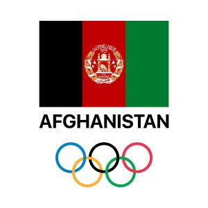 Afghanistan National Olympic Comittee Logo Vector