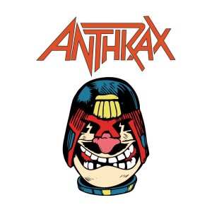 Anthrax Judge Dredd Not Man Vector