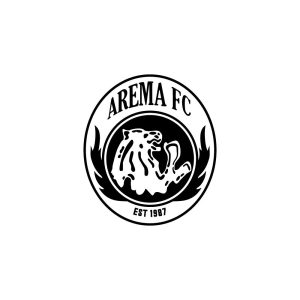 Arema Footbal Club Black White Logo Vector