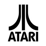 Atari black Logo Vector