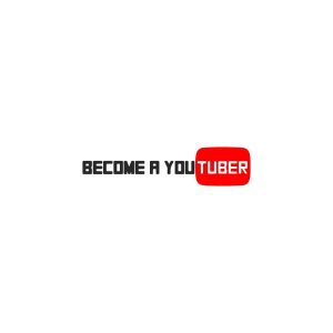 Become a YouTuber Logo Vector