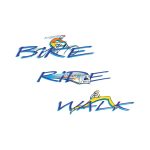 Bike Ride Walk Logo Vector