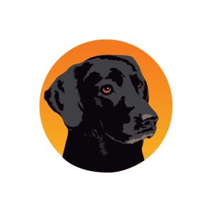 Black Dog Gym Logo Vector