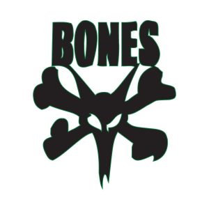 Bones Bearings Logo Vector