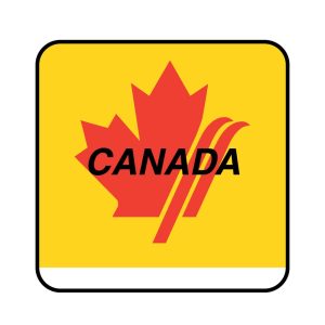 Canada Alpine Ski Alpin Logo Vector