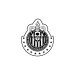 Chivas Rayadas (blanco y negro) Logo Vector