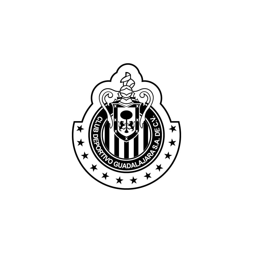 Chivas Rayadas (Blanco Y Negro) Logo Vector - (.Ai .Png .Svg .Eps Free  Download)