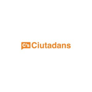 Ciutadans Red Wordmark Logo Vector