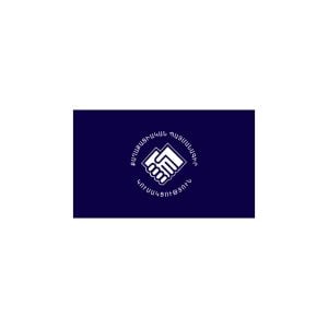 Civil Contract Armenia Flag Logo Vector