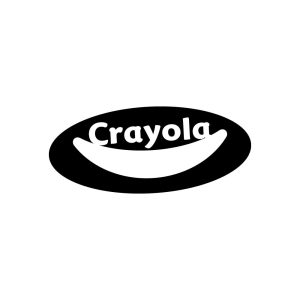Crayola Black and White Logo Vector