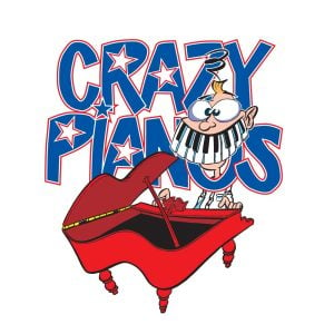 Crazy Pianos Logo Vector