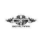 Digital Ninfa Rock Band Logo Vector