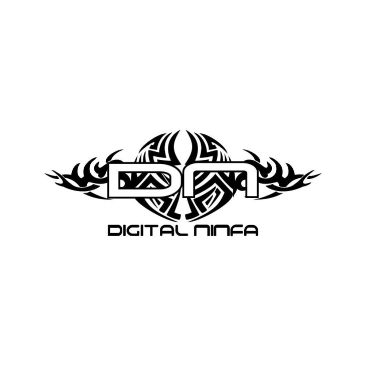 Digital Ninfa Rock Band Logo Vector - (.Ai .PNG .SVG .EPS Free Download)