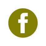 Facebook Olive icon Vector