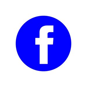 Facebook blue icon Vector