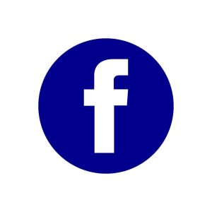Facebook darkblue icon Vector