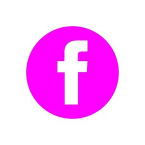 Facebook magenta icon Vector